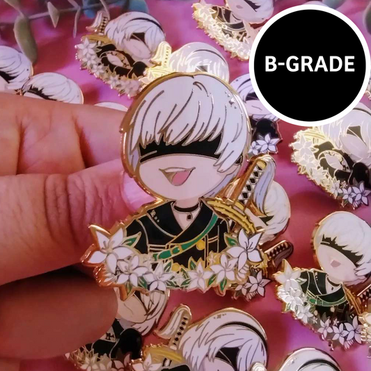 B-Grade 9S Enamel Pin