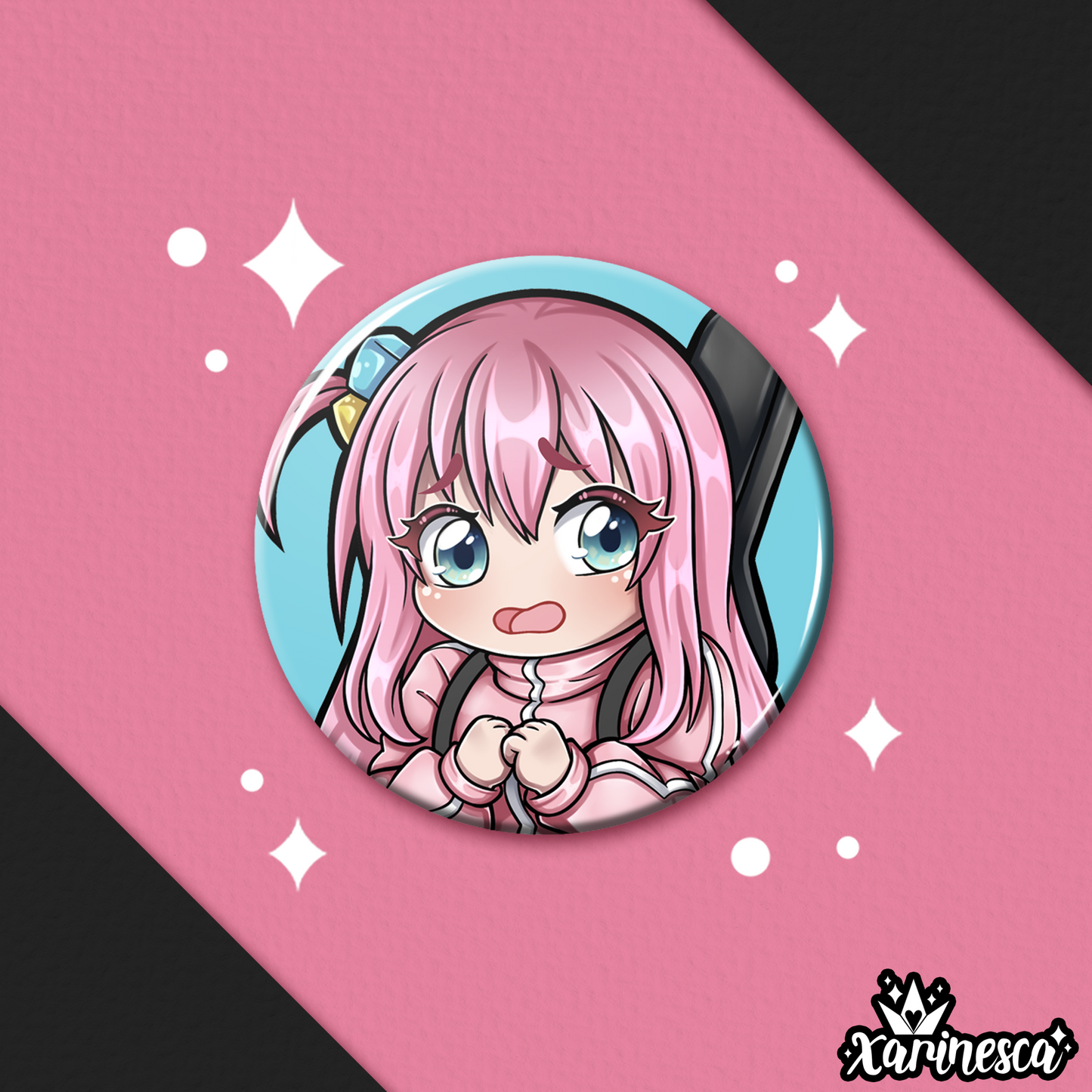 DISCONTINUE Bocchi Button Pin