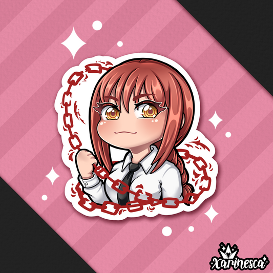 DISCONTINUE Makima Vinyl Weatherproof Sticker