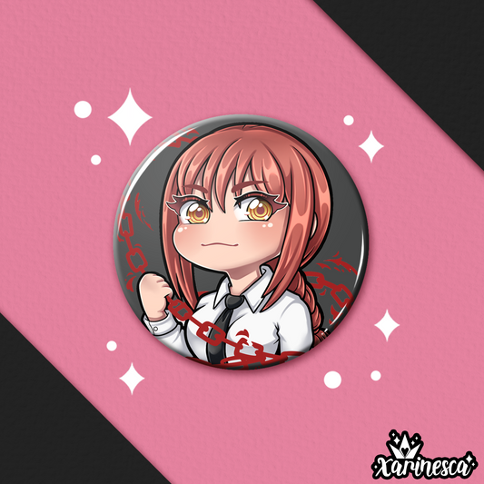 DISCONTINUE Makima Button Pin