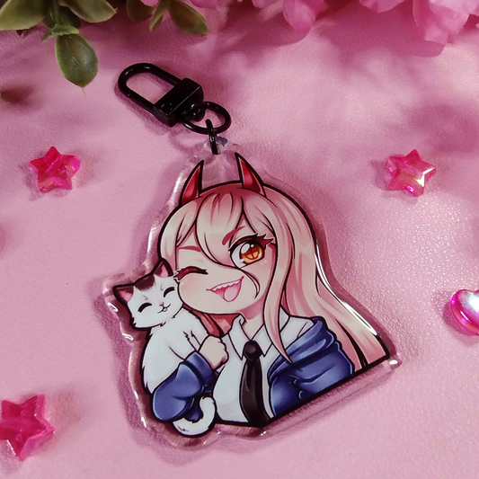 DISCONTINUE Power Acrylic Charm