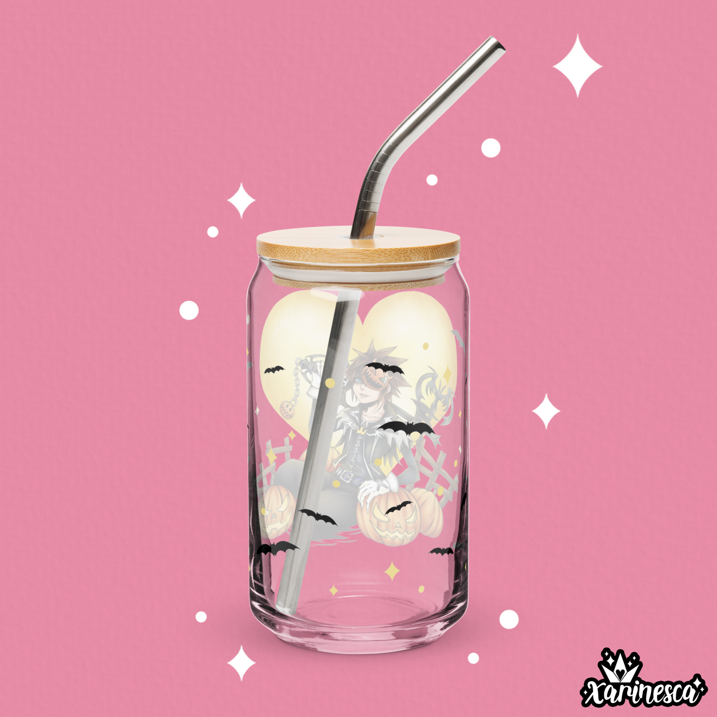 Halloween Sora Glass Cup