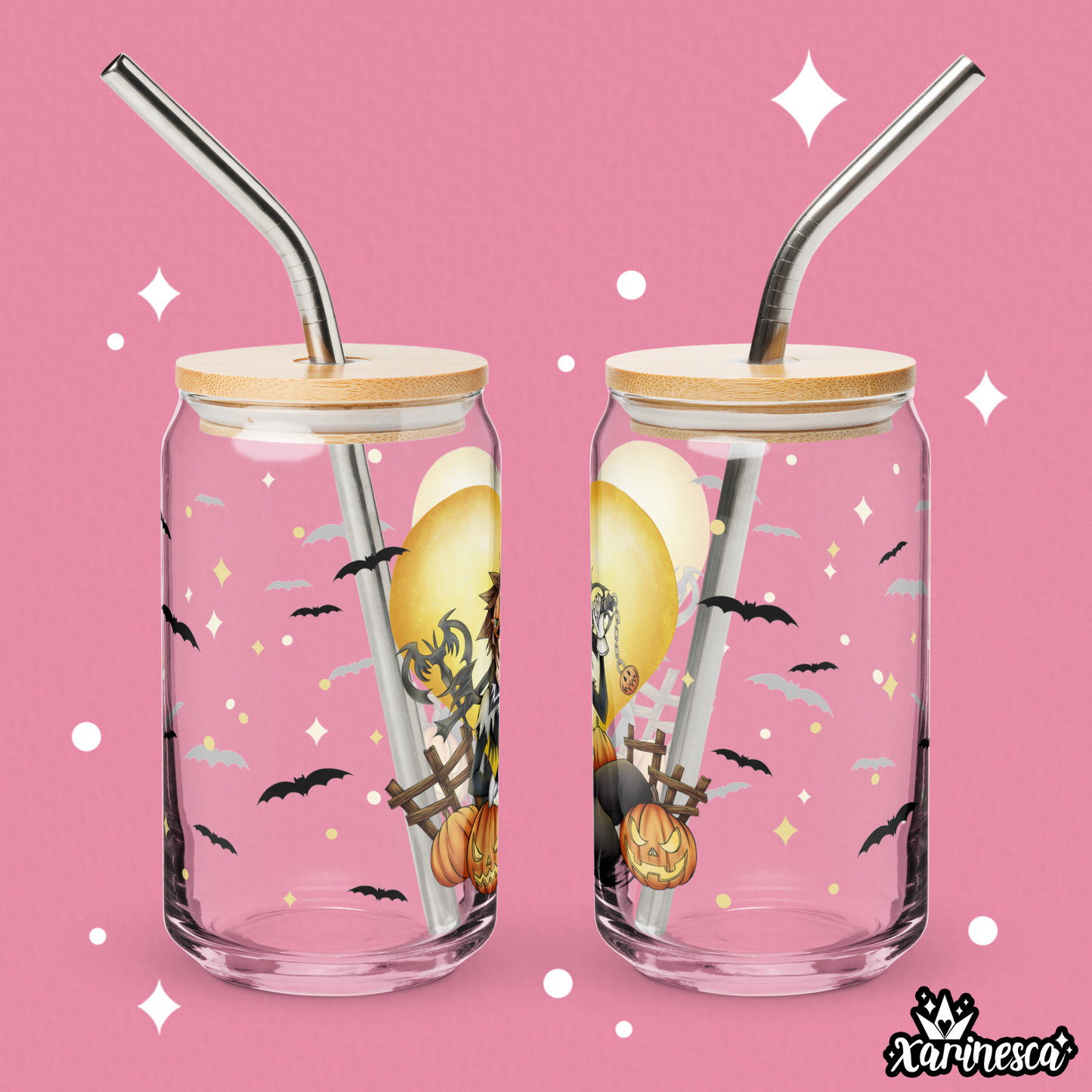 Halloween Sora Glass Cup