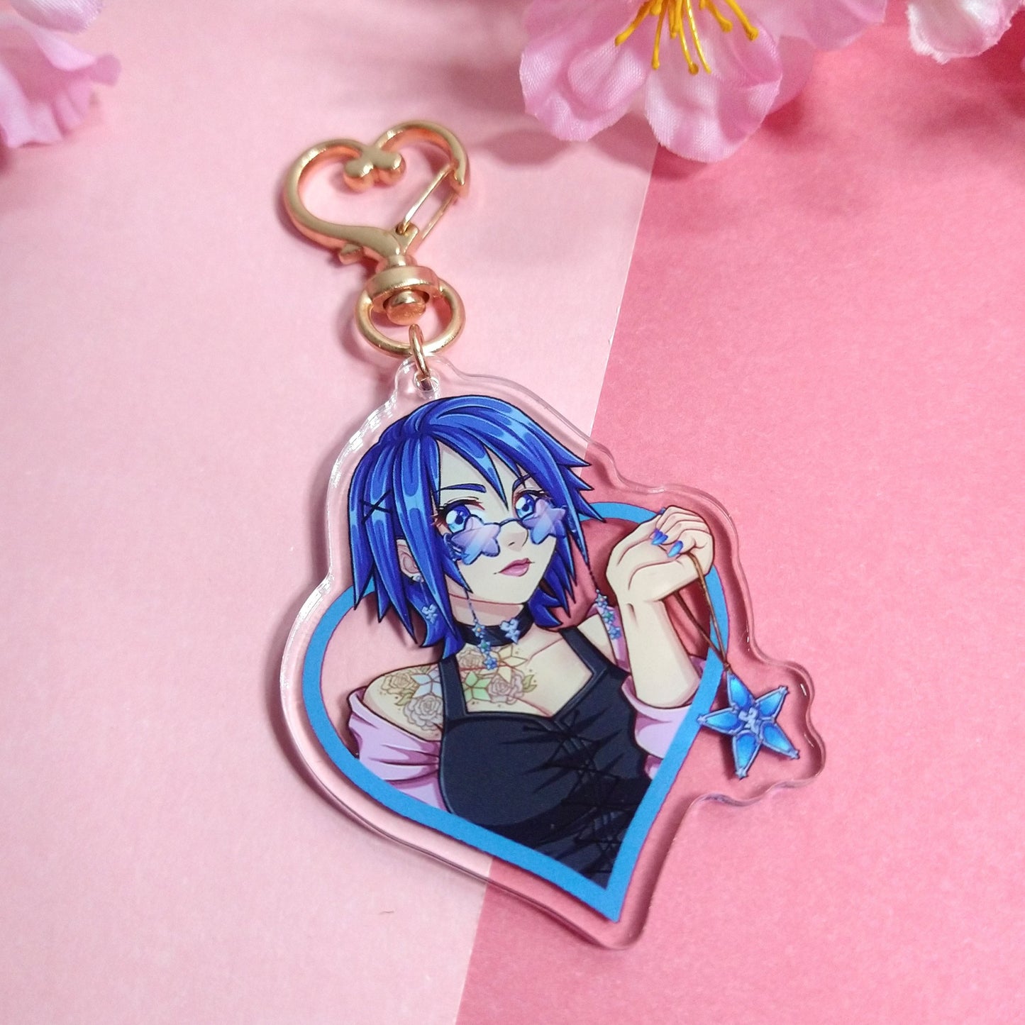 DISCONTINUE Aqua Casual Acrylic Charm