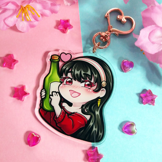 DISCONTINUE Yor (Drunk) Acrylic Charm