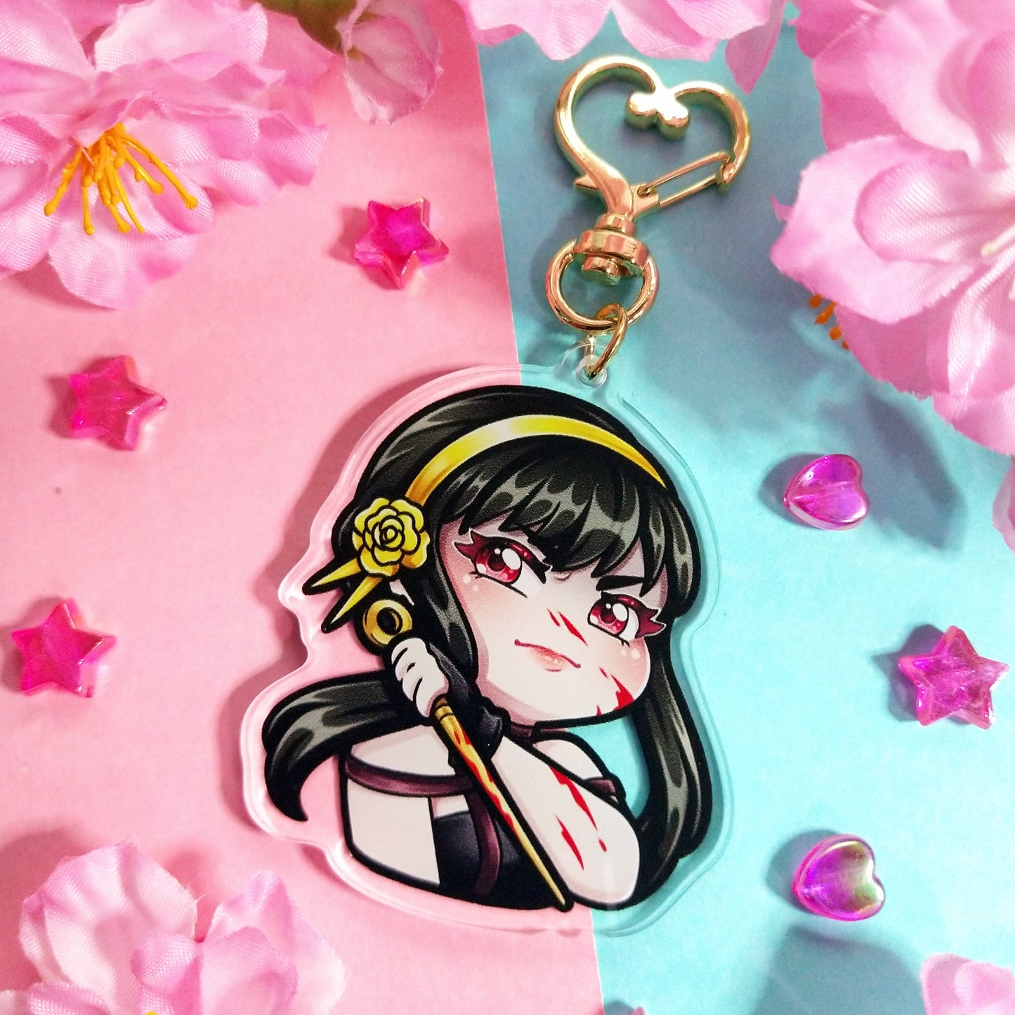 DISCONTINUE Yor (Stab) Acrylic Charm