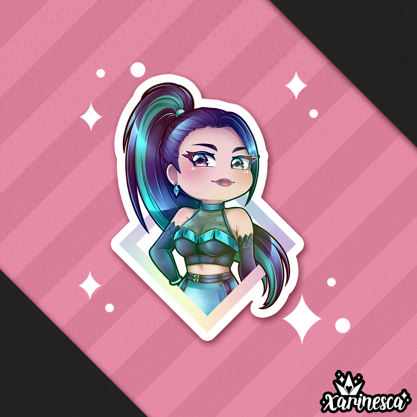 DISCONTINUE Kaisa Holo Vinyl Weatherproof Sticker