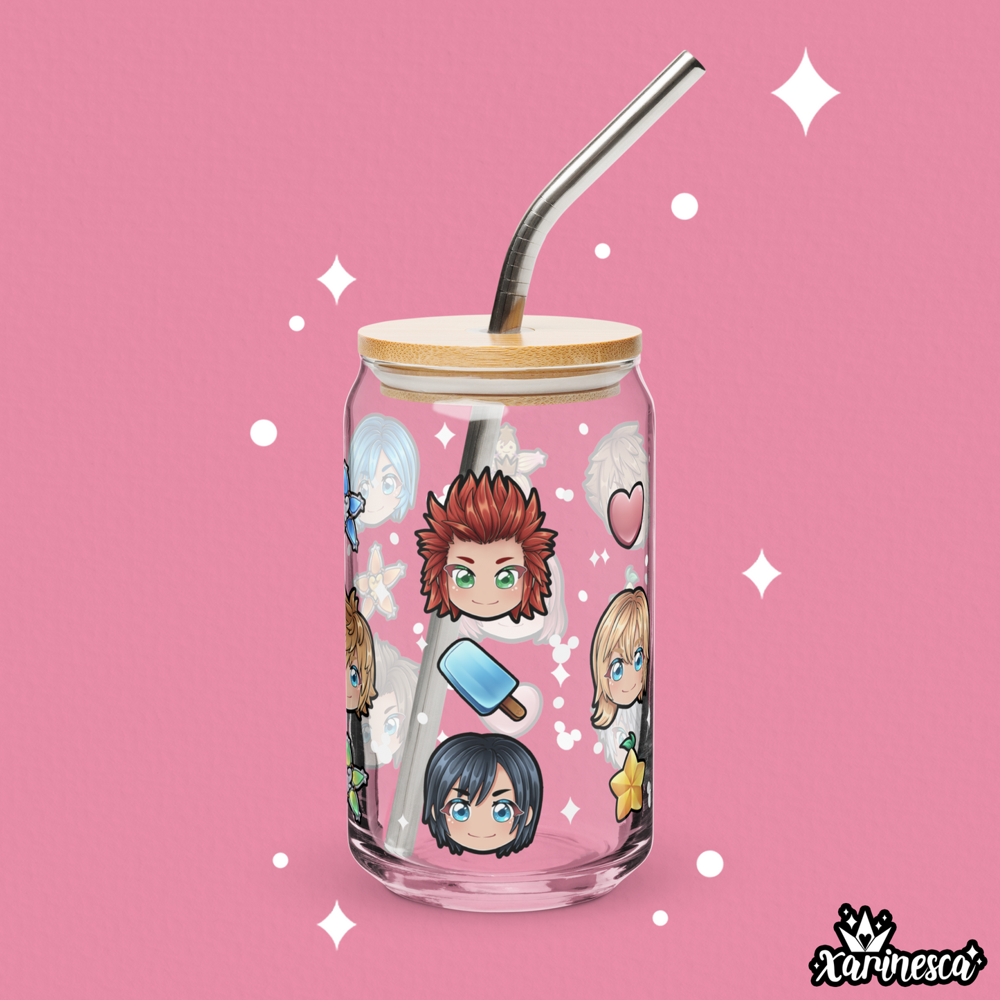 Kingdom Hearts Glass Cup