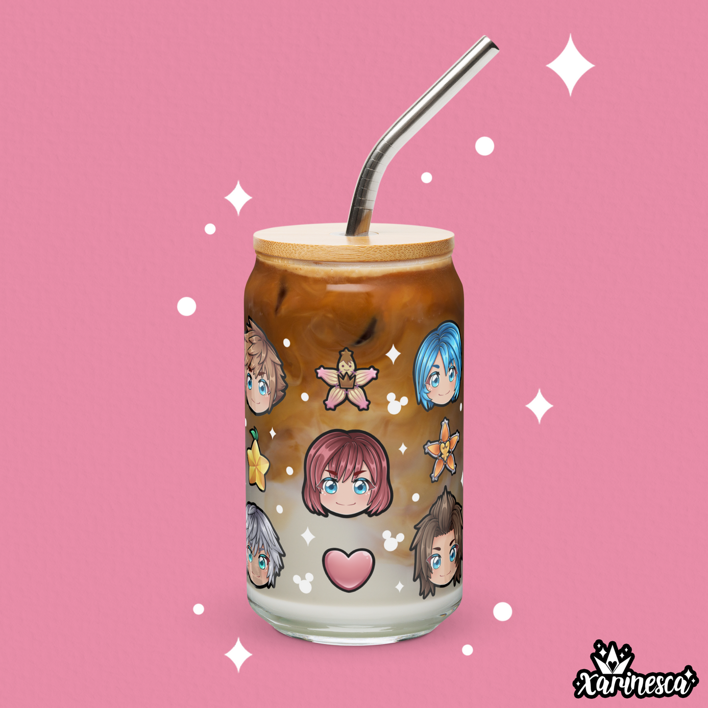 Kingdom Hearts Glass Cup