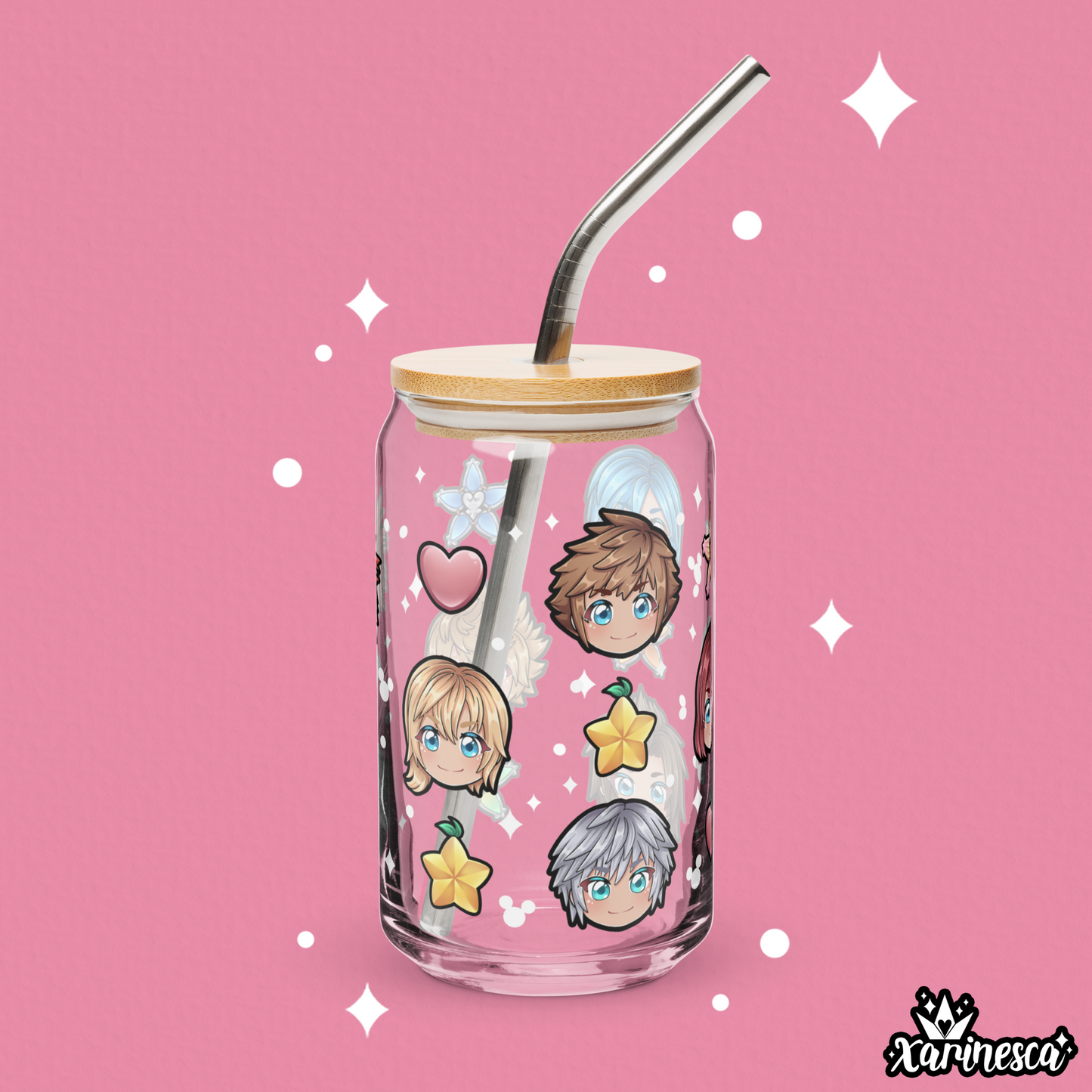 Kingdom Hearts Glass Cup