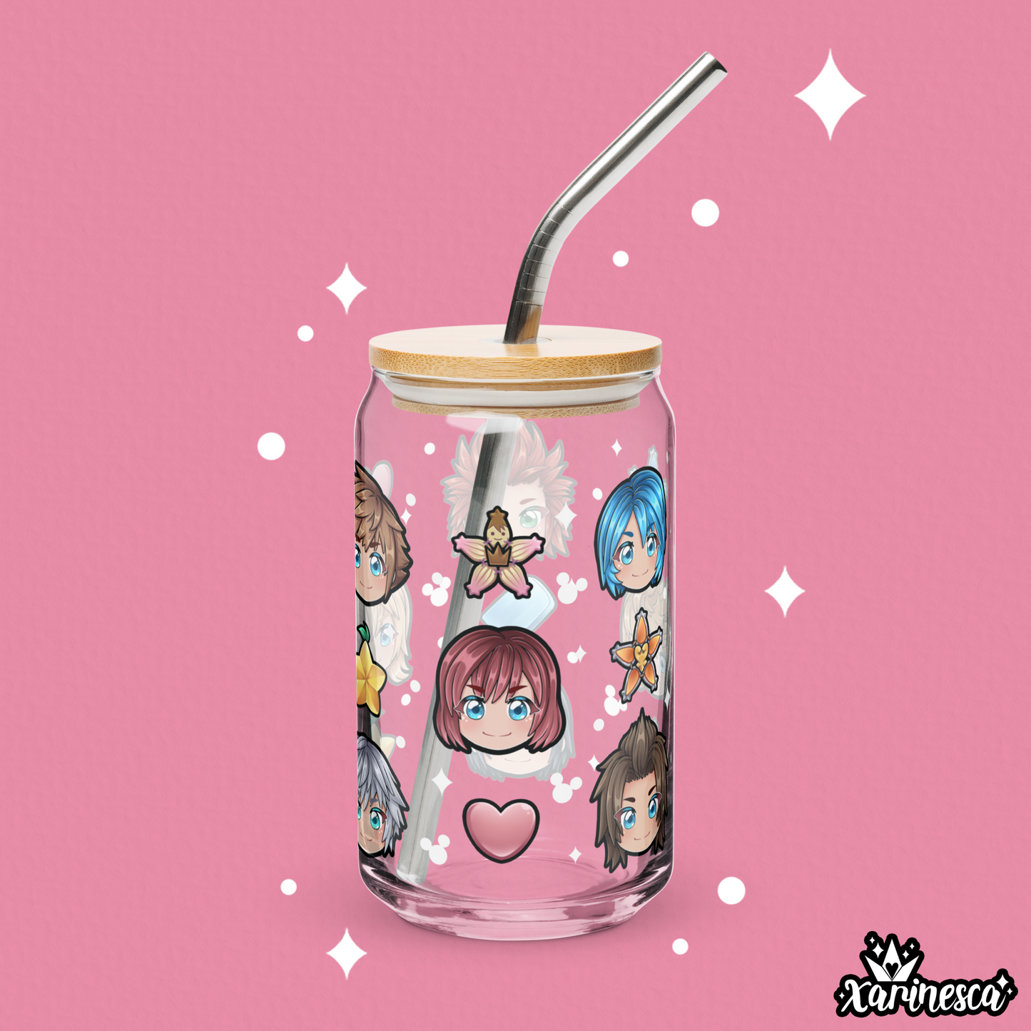 Kingdom Hearts Glass Cup