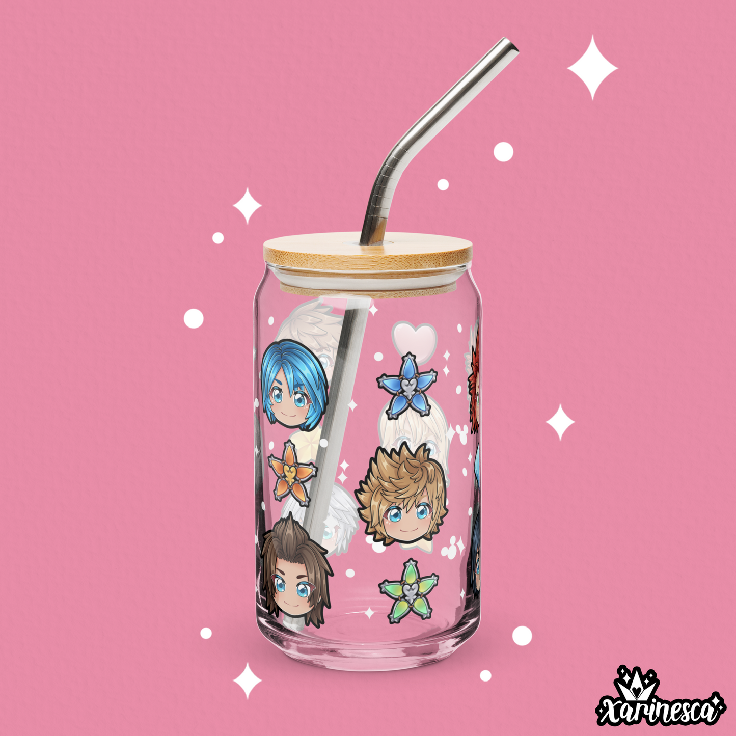 Kingdom Hearts Glass Cup