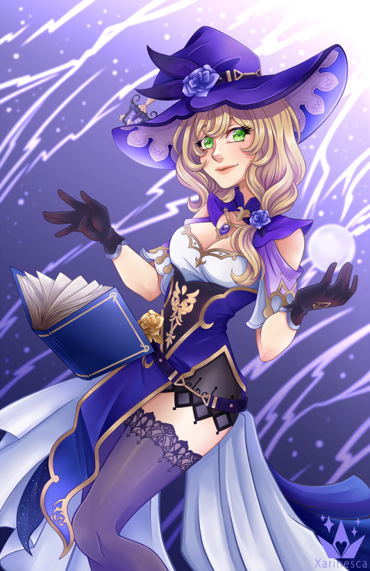 DISCONTINUE Genshin Lisa Print