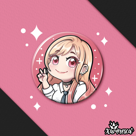 DISCONTINUE Marin Button Pin