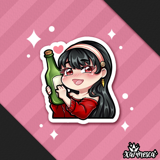 DISCONTINUE Yor (Drunk) Vinyl Weatherproof Sticker