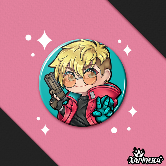 DISCONTINUE Vash Button Pin