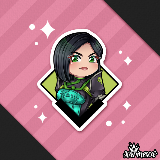 DISCONTINUE Viper Vinyl Weatherproof Sticker