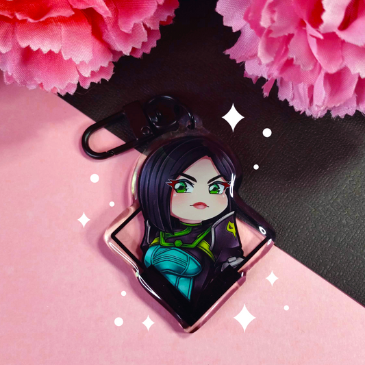 DISCONTINUE Viper Acrylic Charm
