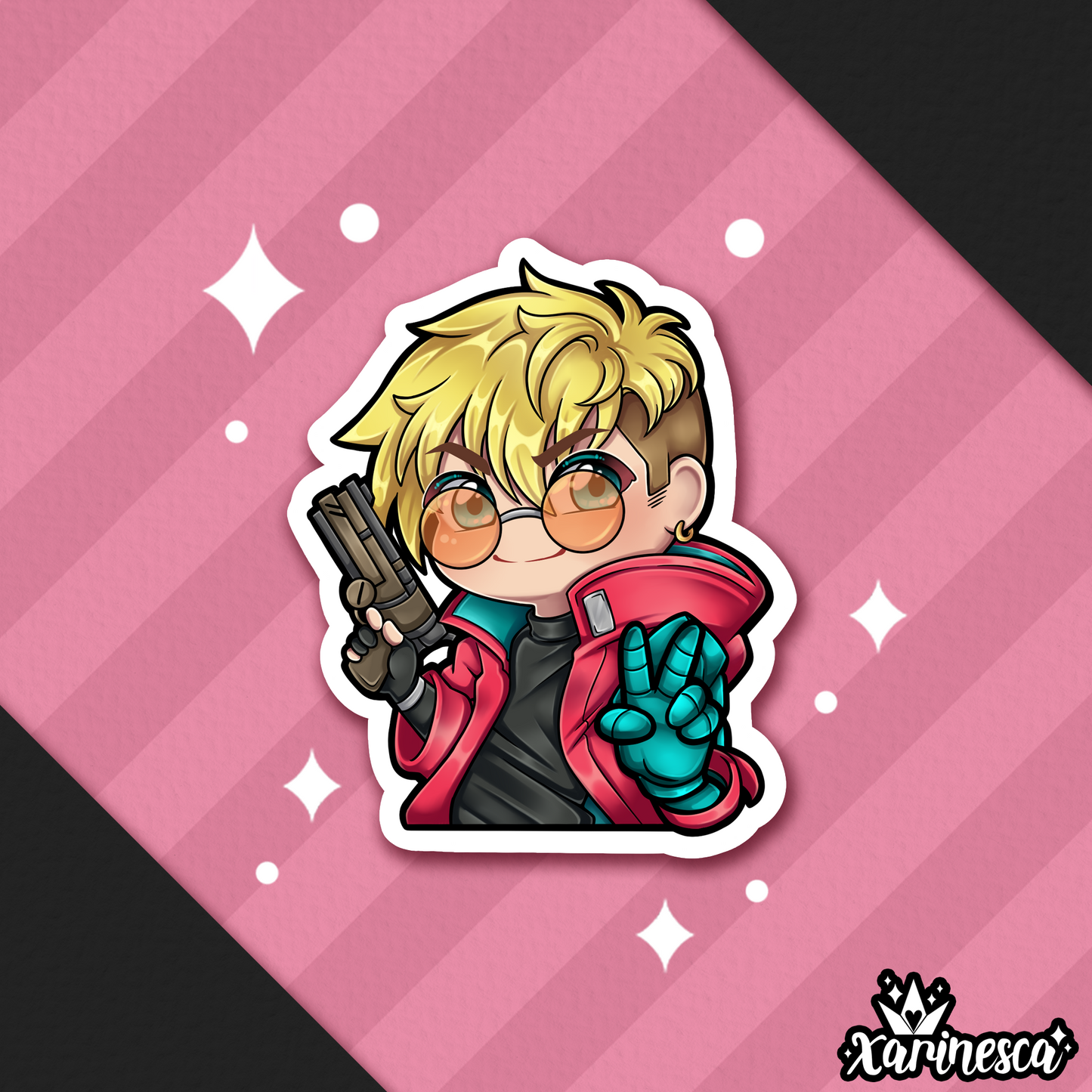 DISCONTINUE Vash Vinyl Weatherproof Sticker