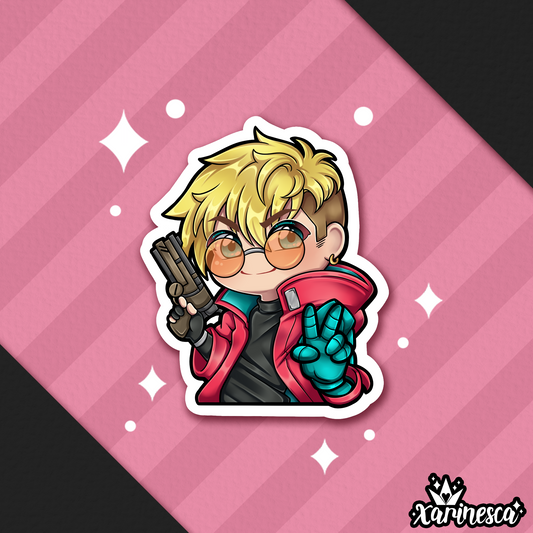 DISCONTINUE Vash Vinyl Weatherproof Sticker