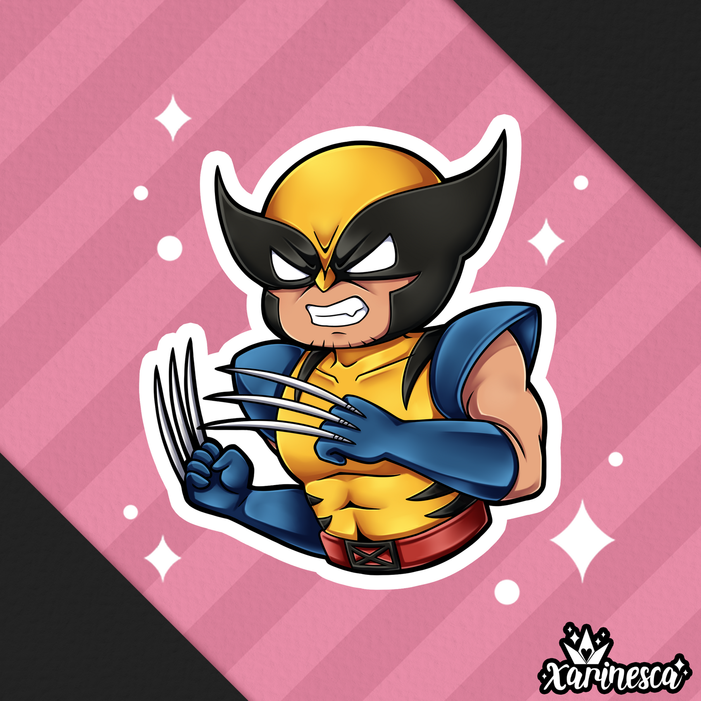 Wolverine Vinyl Weatherproof Sticker