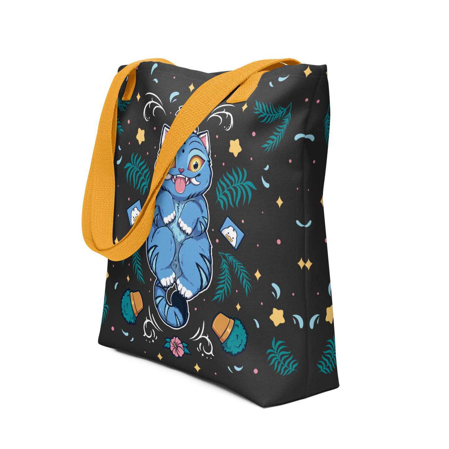 Derpy Tiger Tote Bag