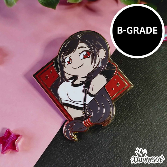 B-Grade Tifa Enamel Pin