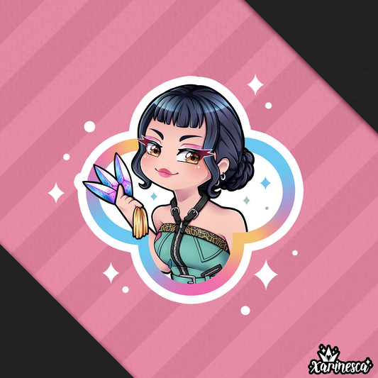 Zoey Vinyl Weatherproof Stickers