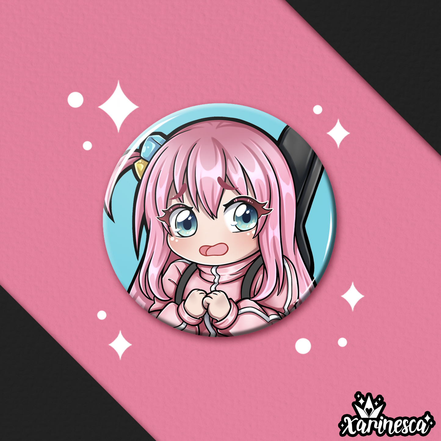 Bocchi Button Pin