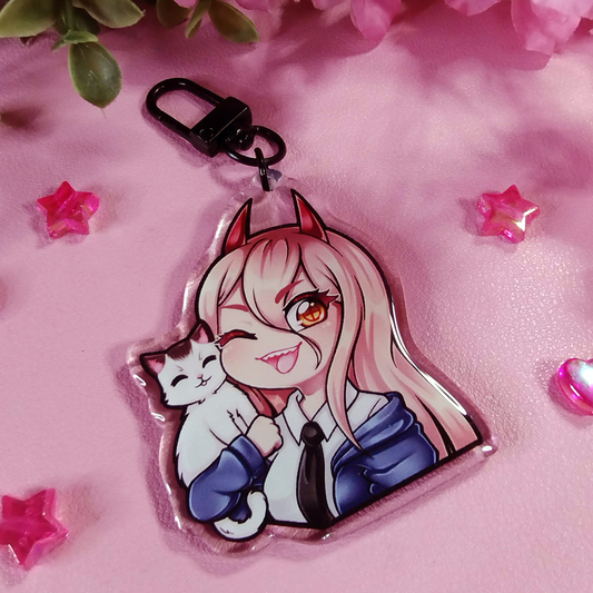 Power Acrylic Charm