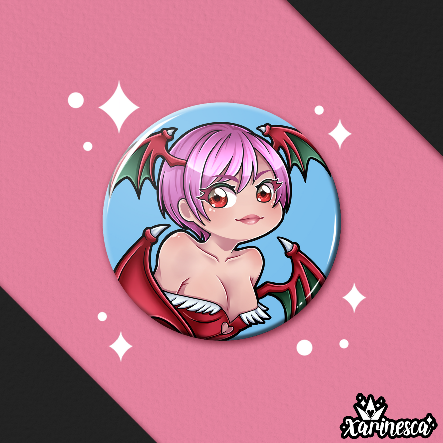 Lilith Button Pin