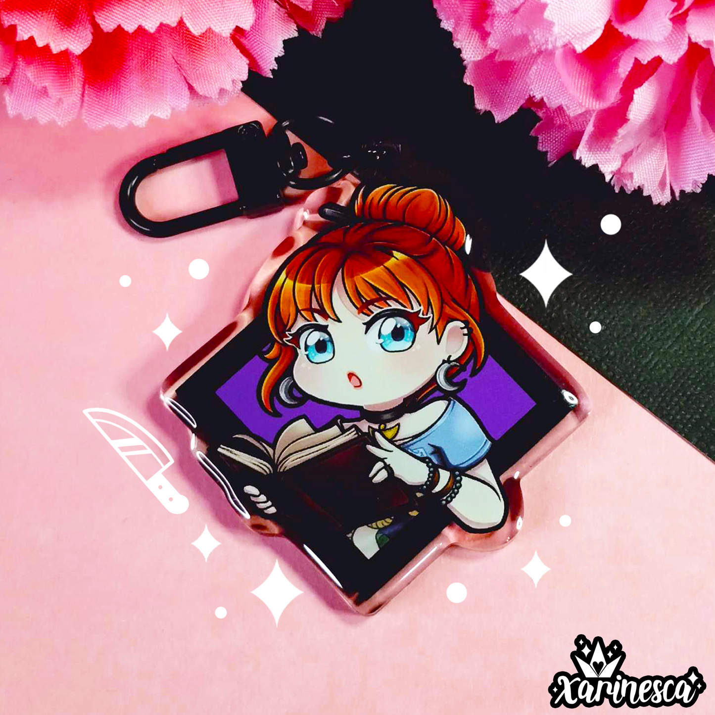 Mikaela Acrylic Charm