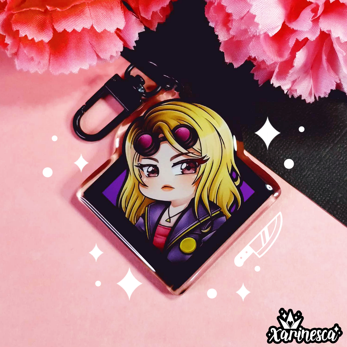 Yui Acrylic Charm