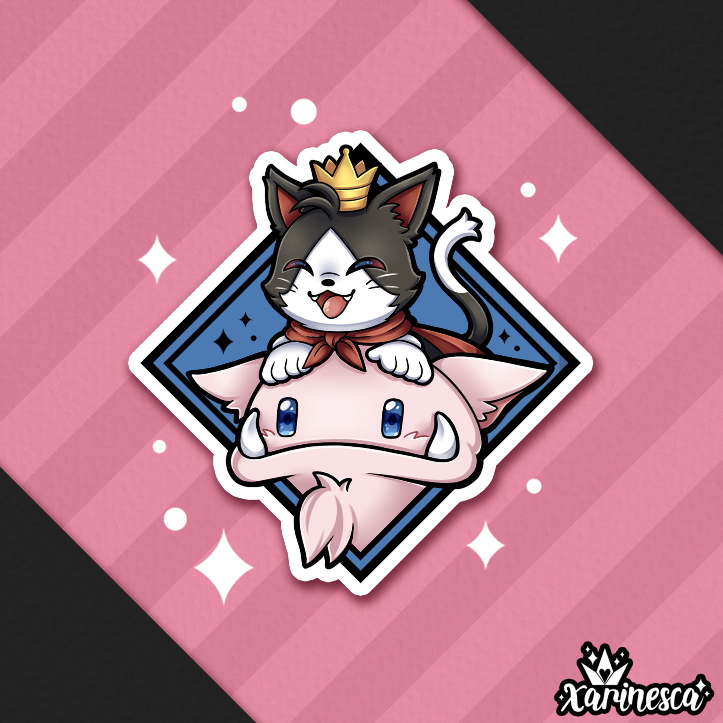 Cait Sith Vinyl Weatherproof Sticker