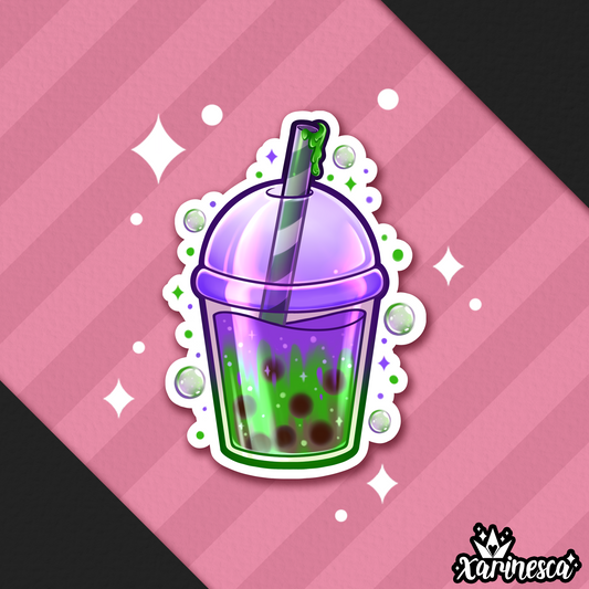 Poison Boba Vinyl Weatherproof Sticker