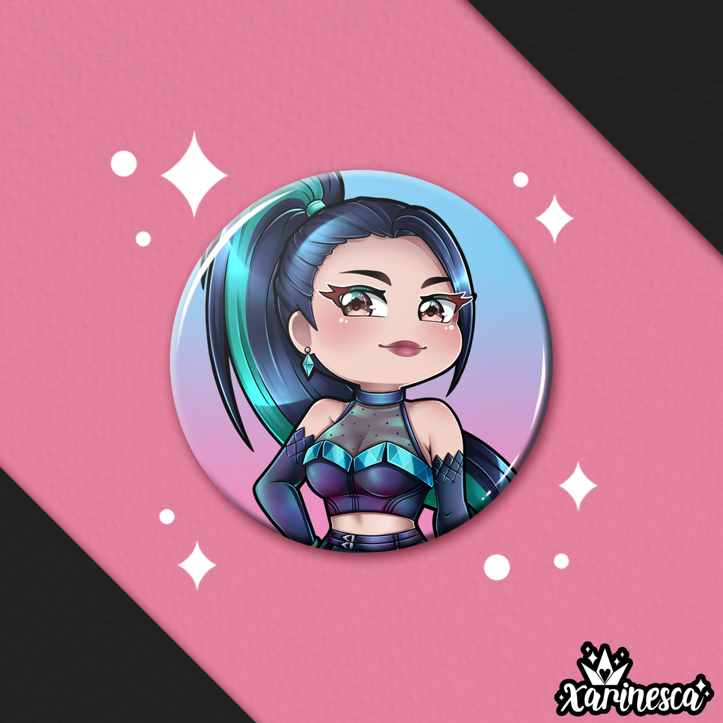 Kaisa Button Pin