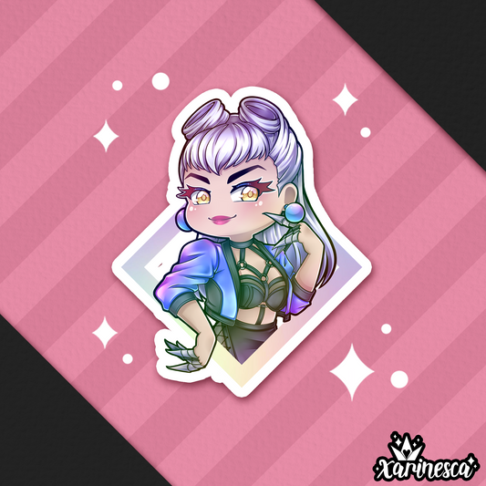 Evelynn Holo Vinyl Weatherproof Sticker