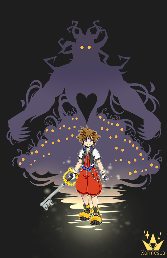 Sora and Darkside Print