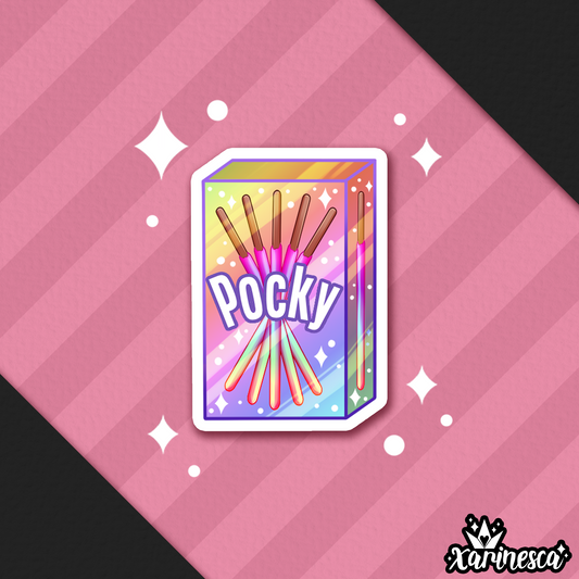 Rainbow Pocky Mini Vinyl Sticker