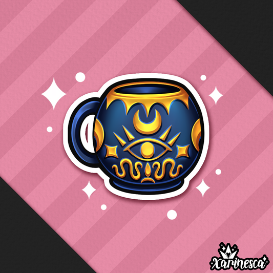 Sable's Cup Mini Vinyl Sticker