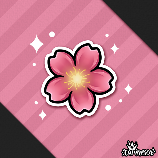 Sakura Cherry Blossom Flower Mini Vinyl Sticker