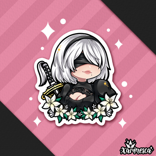 2B Vinyl Weatherproof Sticker