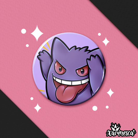 Gengar Button Pin