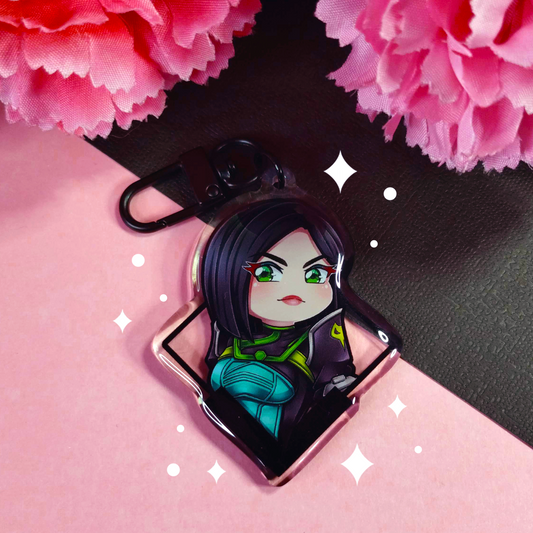 Viper Acrylic Charm