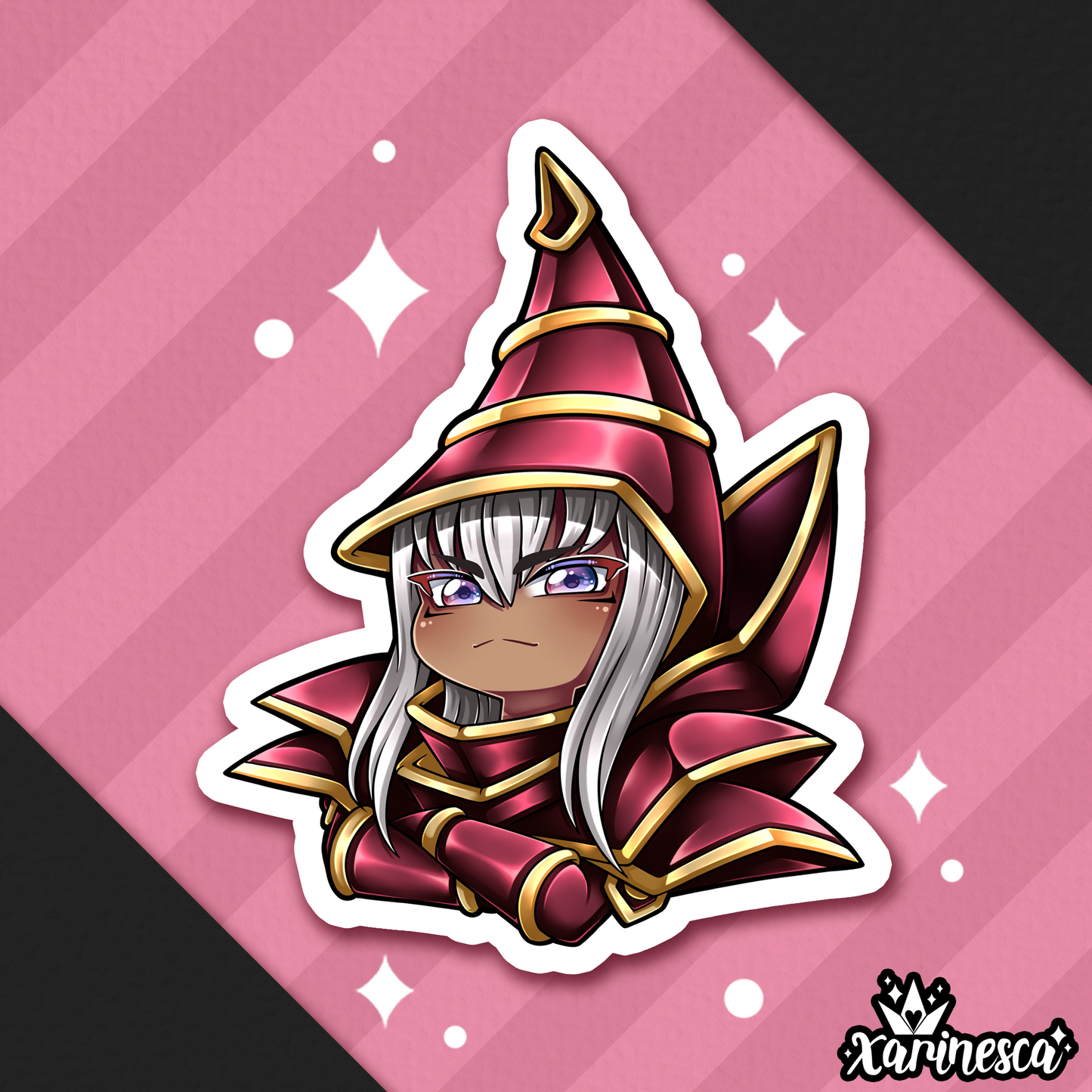 Dark Magician (Arkana) Vinyl Weatherproof Sticker