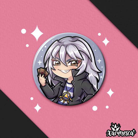 Bakura Button Pin