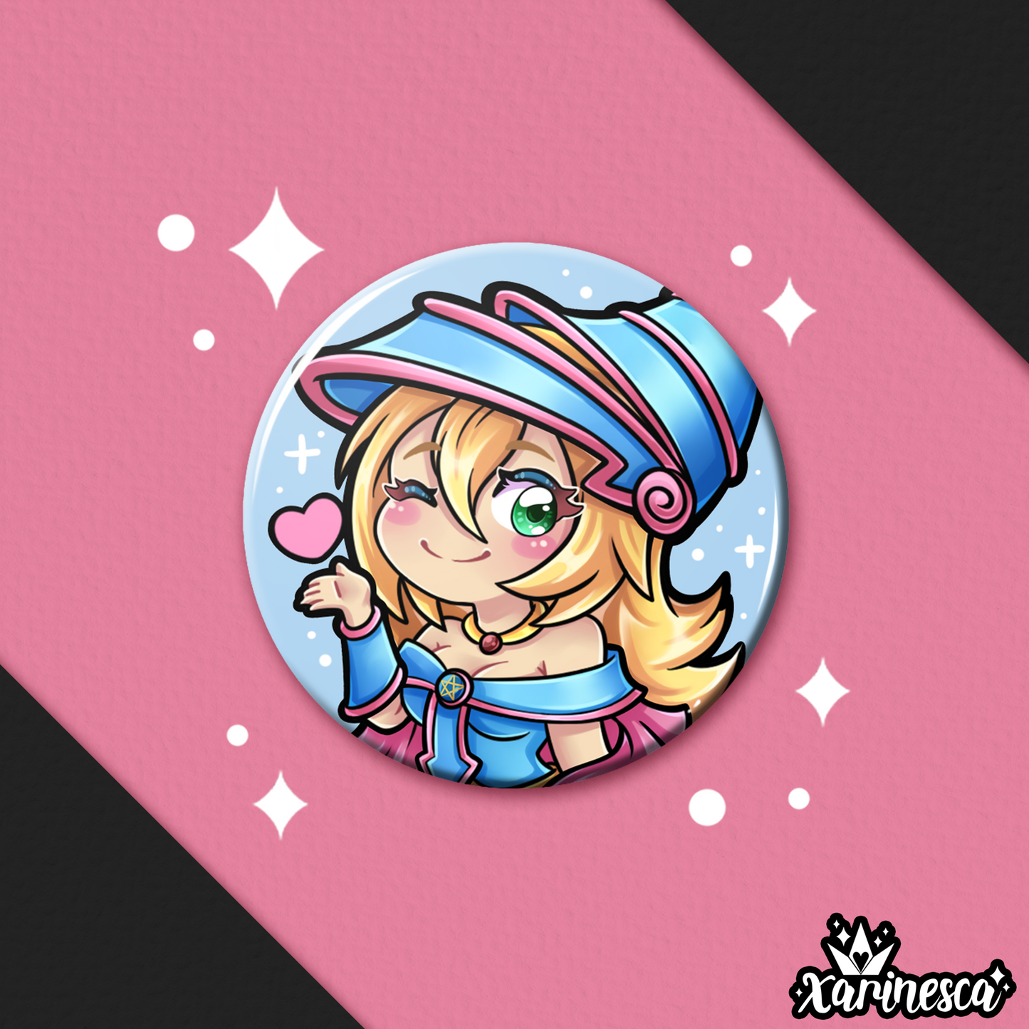 Dark Magician Girl Button Pin