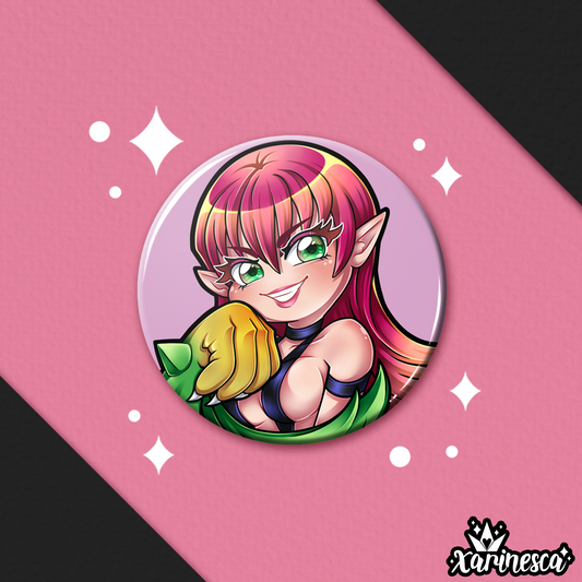 Harpie Lady Button Pin