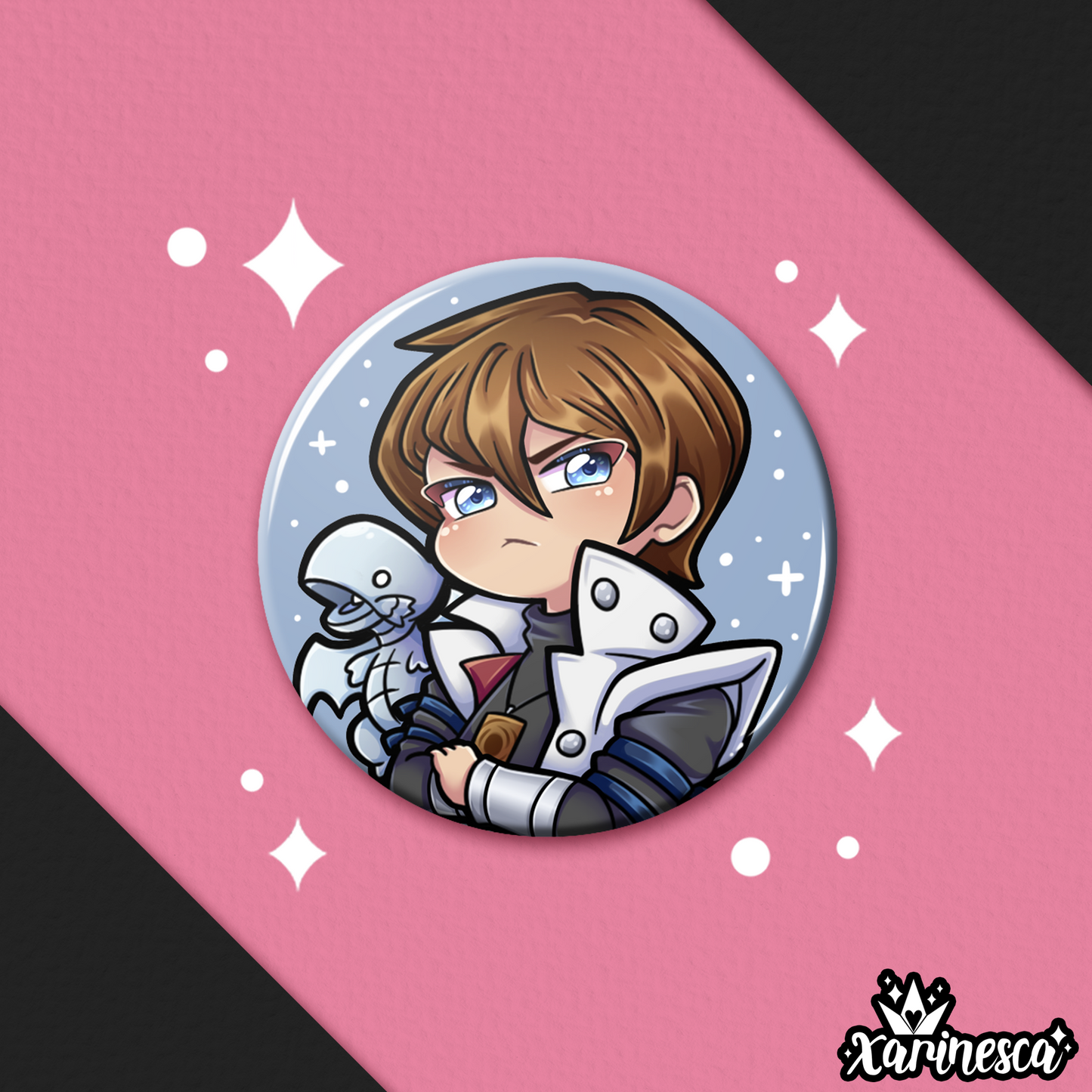 Kaiba Button Pin