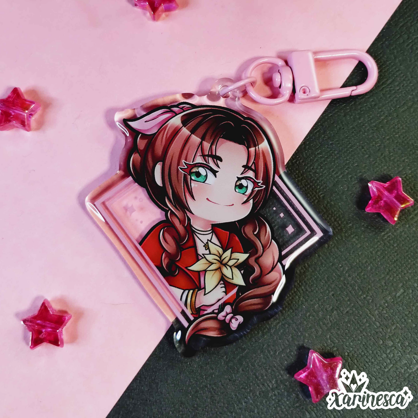 Aerith Acrylic Charm